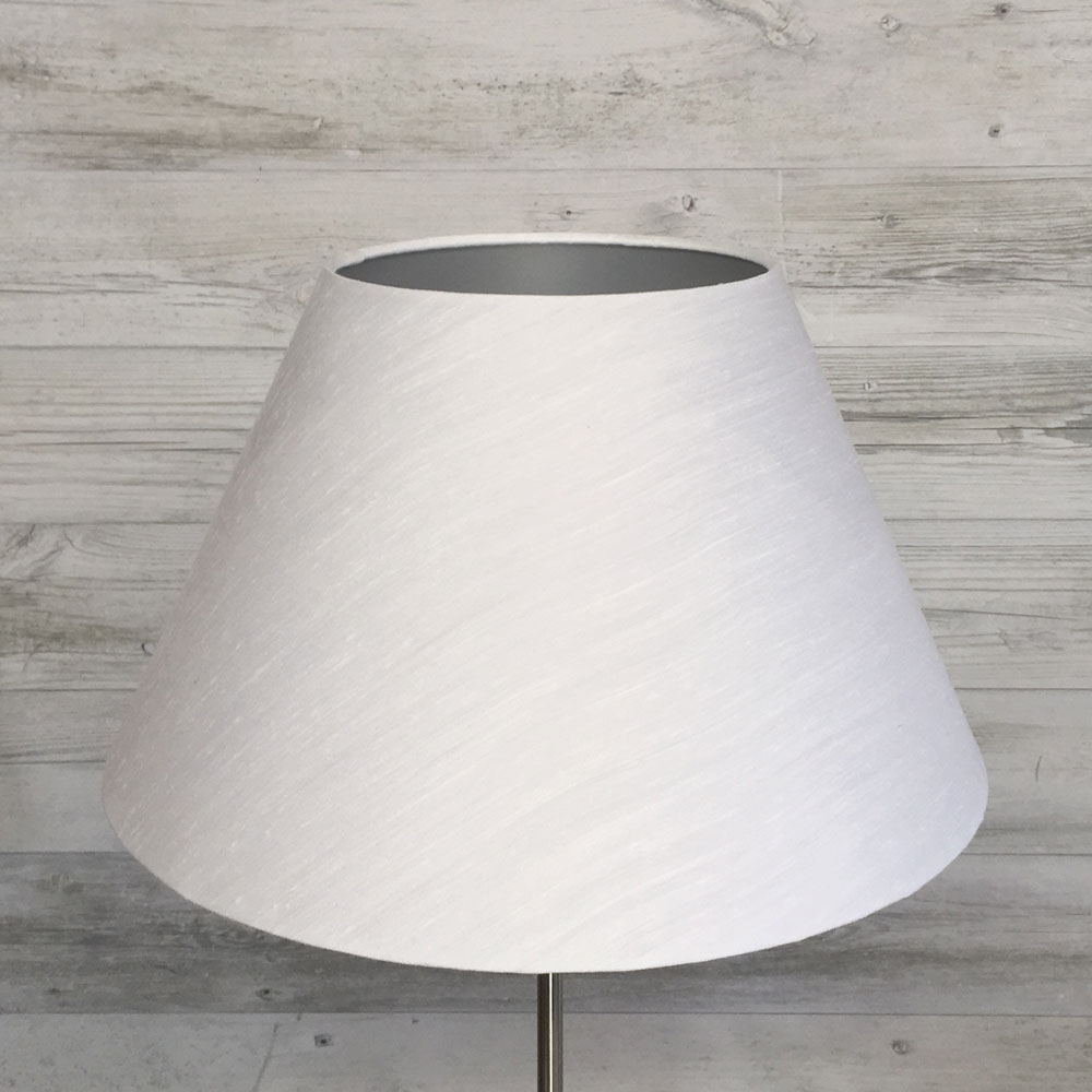 White & Silver Empire Lampshade